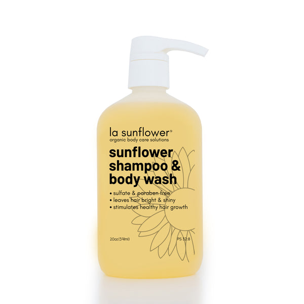 BACK IN STOCK!! Sunflower Shampoo & Body Wash: Packed with Nutrient-Dense Ingredients