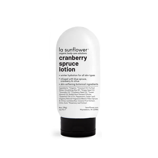 Cranberry Spruce Lotion: Hydrating Winter Blend of Cranberry, Cedar, Blue Spruce and Citrus