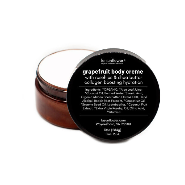 NEW FOR SPRING & SUMMER : Grapefruit Body Creme With Rosehips & Shea: The Ultimate In Skin Repair