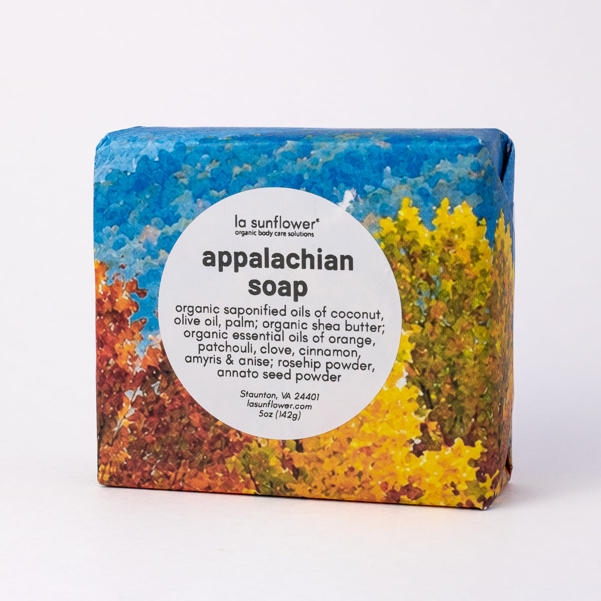 Appalachian Soap | Organic Spiced Shea Butter Bar | La Sunflower