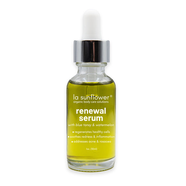 NEW! Renewal Serum with Blue Tansy and Watermelon: For Troubled/Unbalanced Complexions