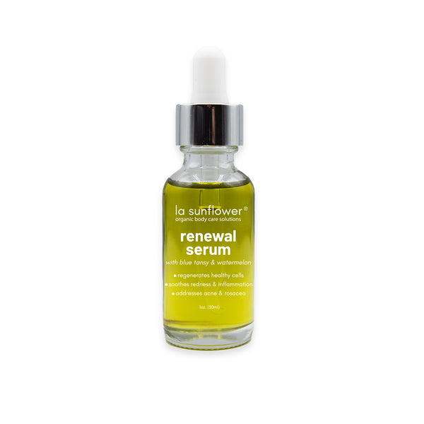 NEW! Renewal Serum with Blue Tansy and Watermelon: For Troubled/Unbalanced Complexions