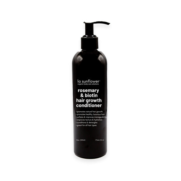 NEW!!! Rosemary & Biotin Hair Growth Conditioner: Softens, Detangles & Promotes Hair Growth
