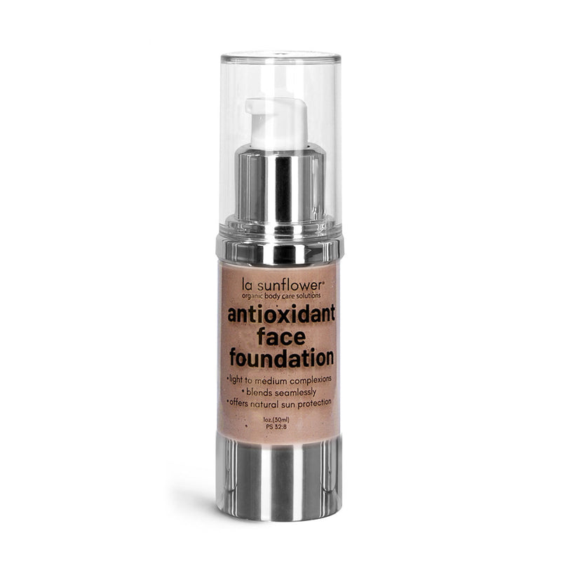 Antioxidant Face Foundation: Adjusts To A Variety Of Light To Medium Complexions