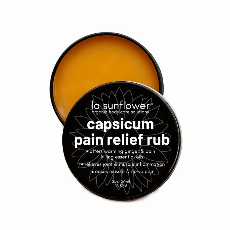 Capsicum Pain Rub: Helps Block Pain Messages To Your Nerves, Joints & Muscles. Customer Favorite!