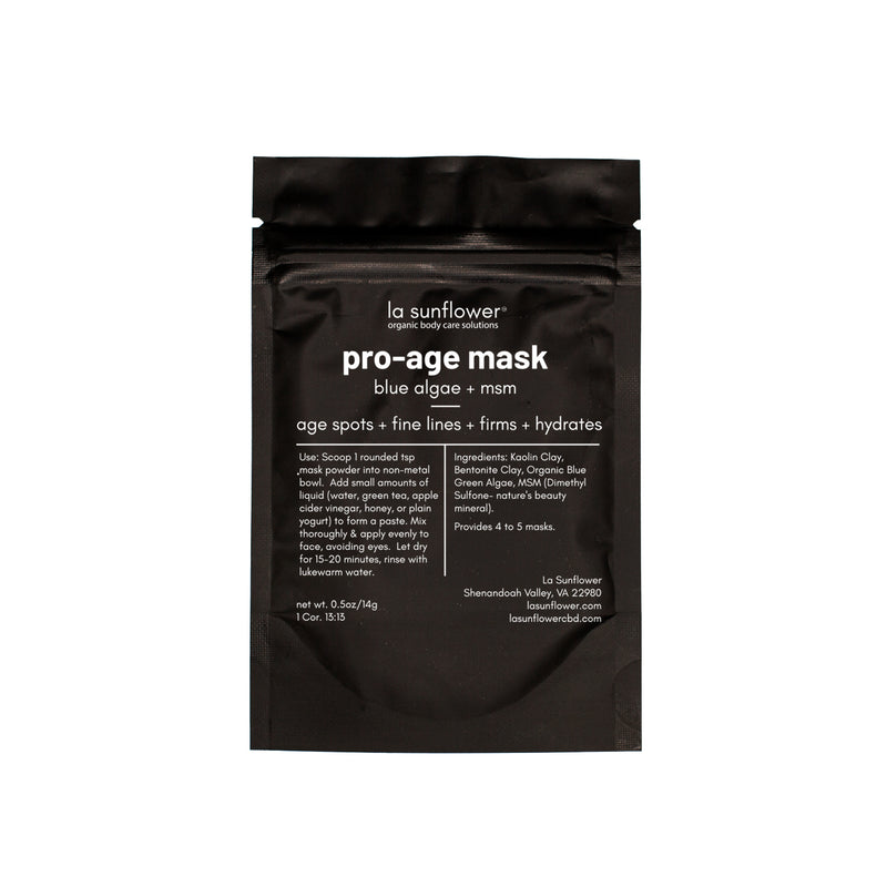 Pro Age Masks: Age Spots + Fine Lines + Firms + Hydrates (5 applications per bag)